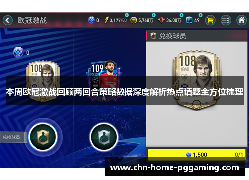 本周欧冠激战回顾两回合策略数据深度解析热点话题全方位梳理